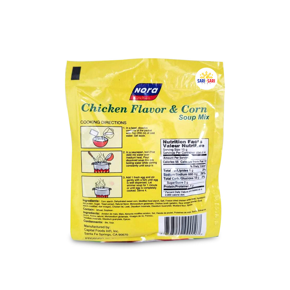Nora Kitchen Chinese Style Chicken & Corn Soup Mix 60g