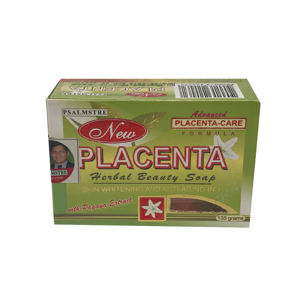 Psalmstre Placenta Herbal Beauty Soap with Papaya Extract 135g, Pack of 1 - Shop Sari Sari