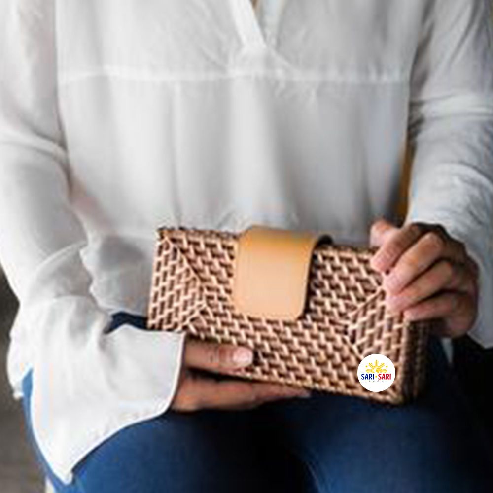 Misenka Solen Rattan Crossbody/Clutch Bag - SALE 50% OFF