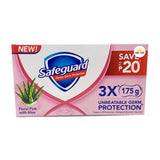 Safeguard Floral Pink with Aloe 3x175g Sealed