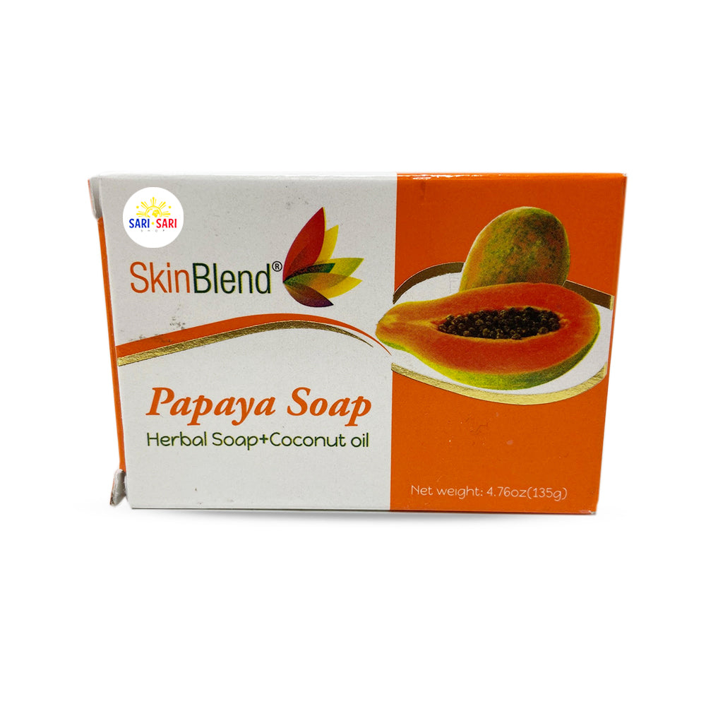 Skin Blend Papaya Soap Herbal Soap+Coconut Oil 135g