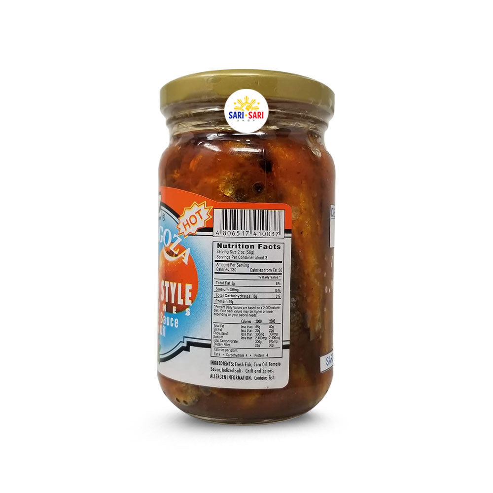 Zaragoza Spanish Sardines in Tomato Sauce & Corn Oil Hot 220g