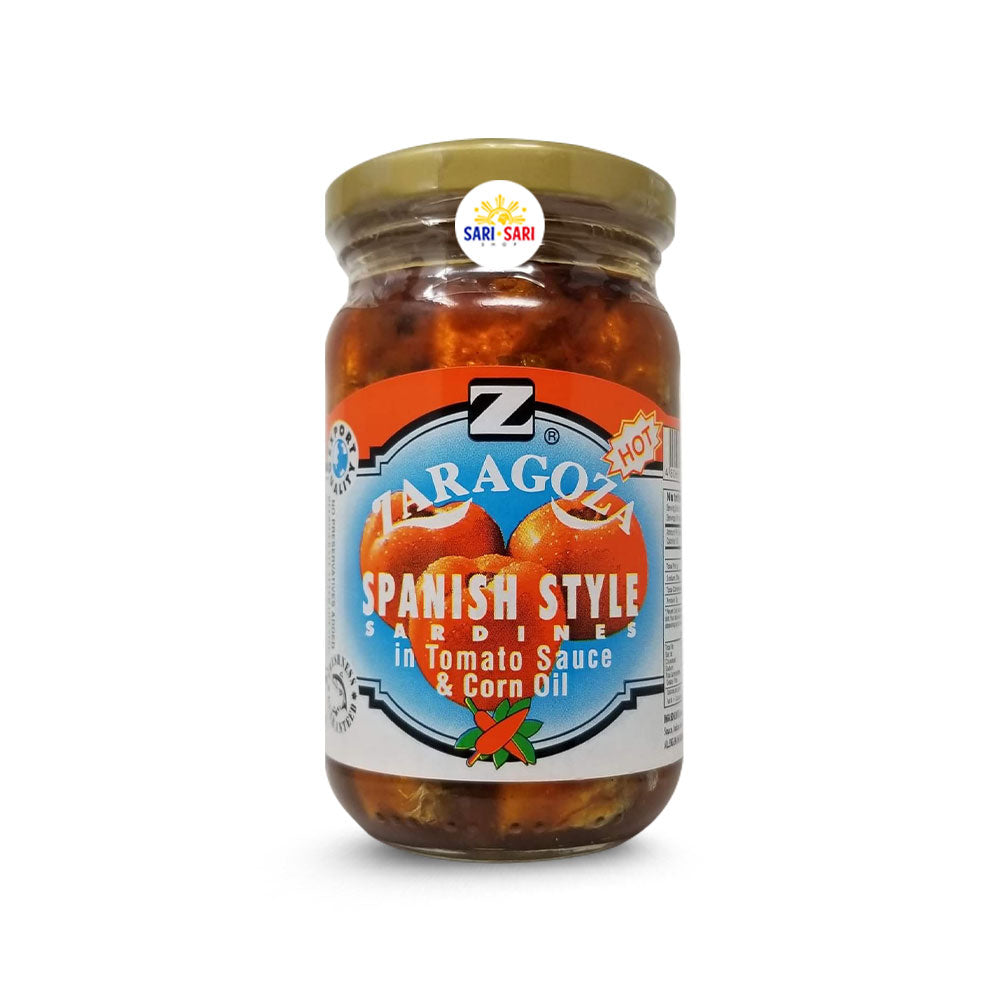 Zaragoza Spanish Sardines in Tomato Sauce & Corn Oil Hot 220g