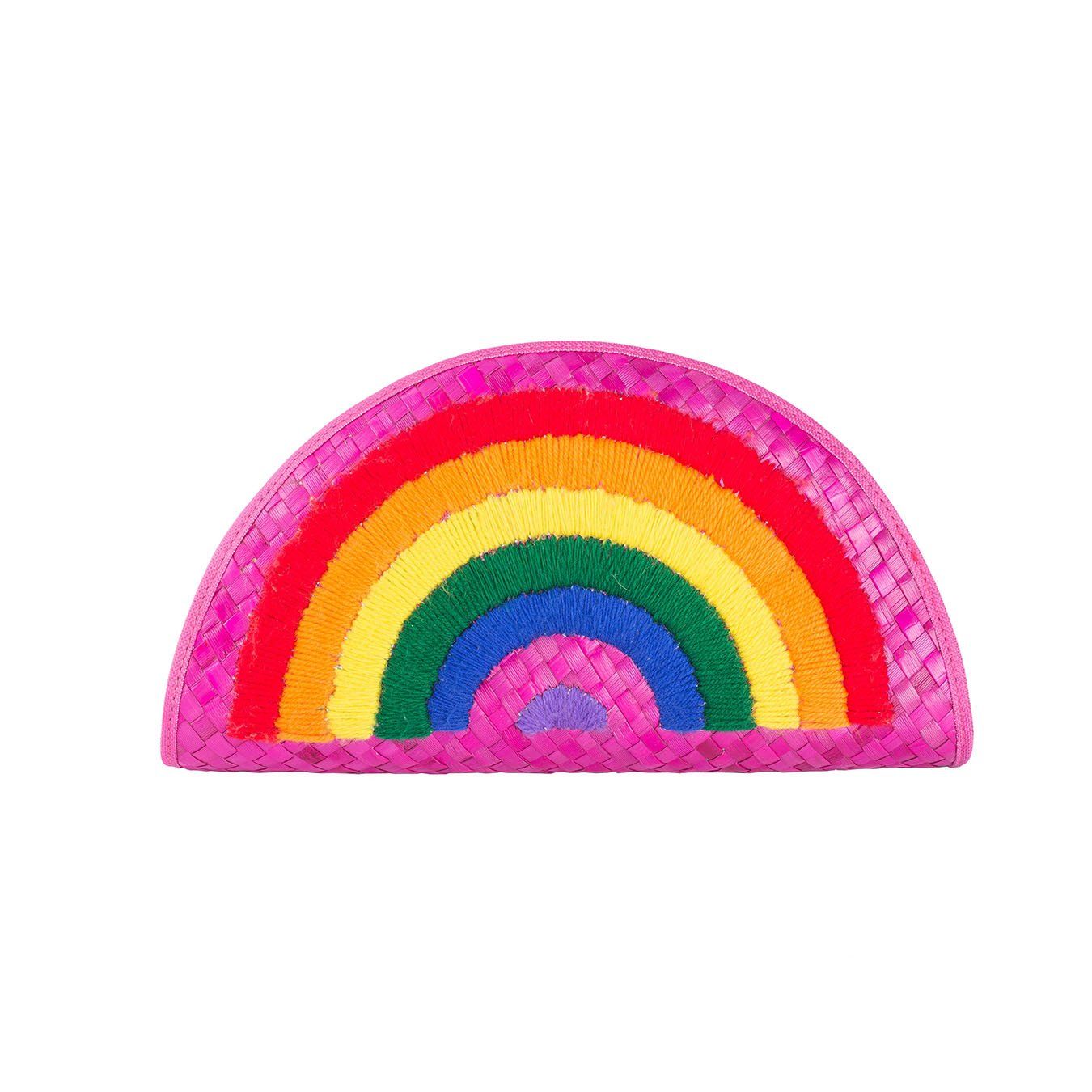 Misenka Half Rainbow Clutch - ShopSariSari.com