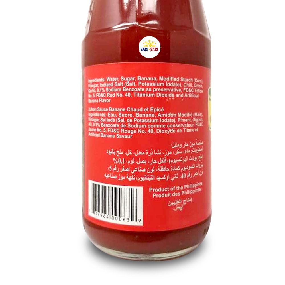 Jufran Banana Hot Sauce 560g