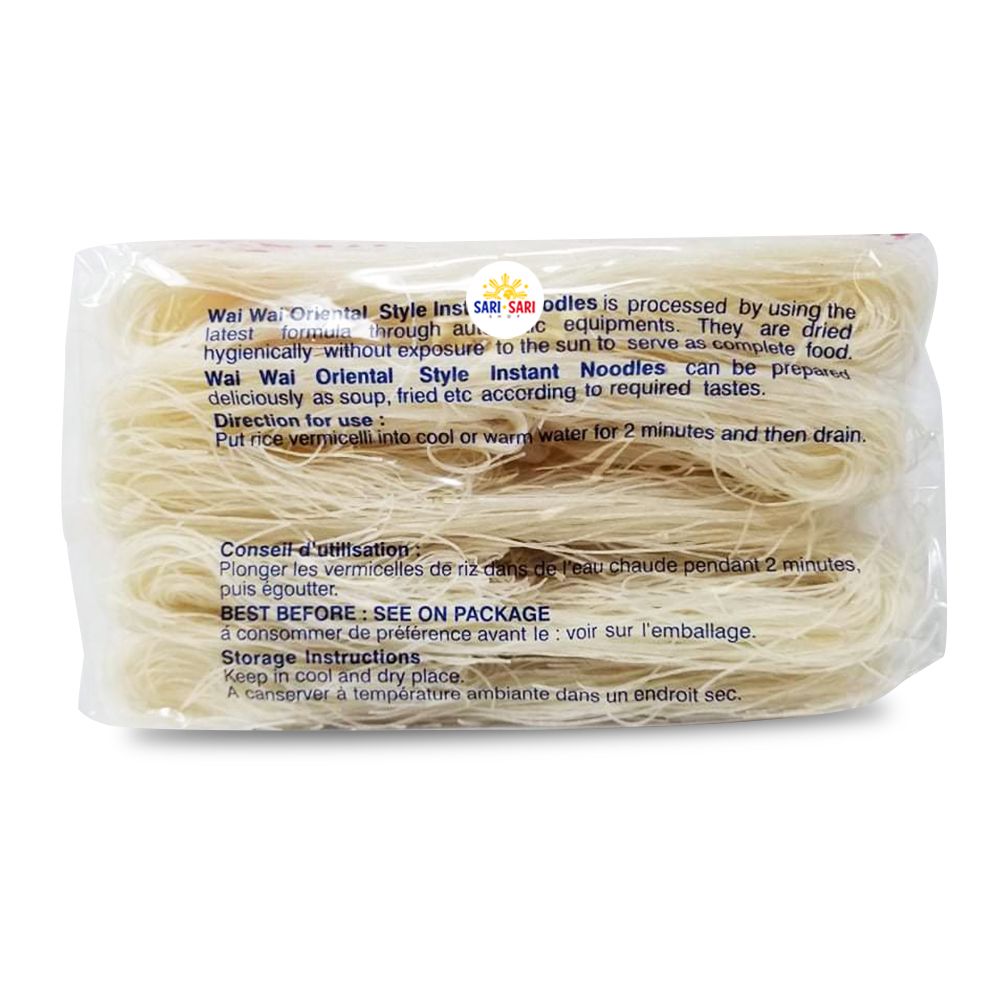 Wai Wai Oriental Style Instant Noodles Rice Stick 500g (18oz) Pack of 1 - Shop Sari Sari